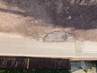 At last a pot-hole repair