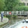 Derek heading off to open a swing-bridge